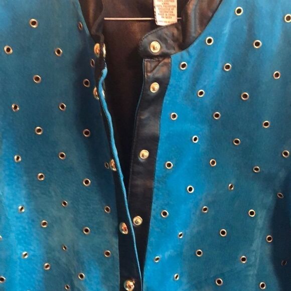 Linea by Louis Dell’Olio suede jacket sz L - Picture 4 of 5